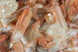 Natural, Red Quartz Crystal Cluster - Morocco #80662-3